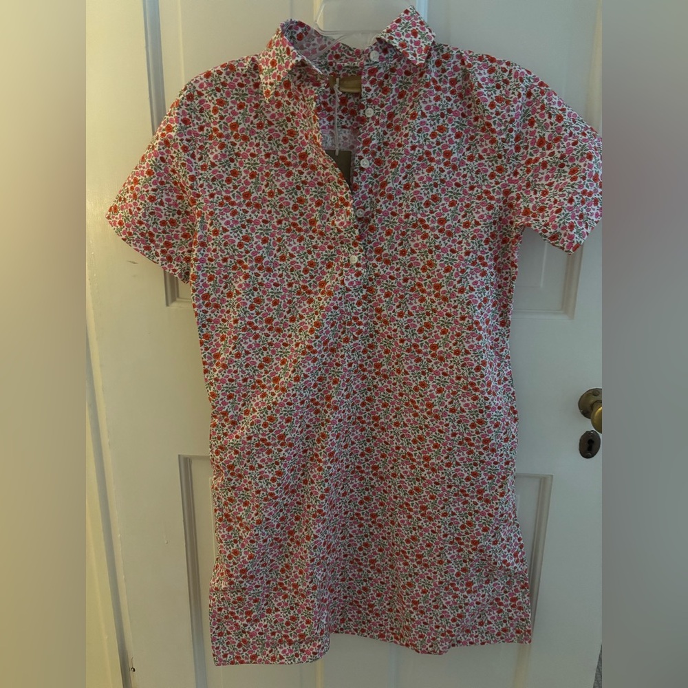 Floral Button-Up Dress